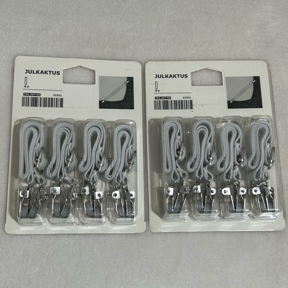 Ikea JULKAKTUS Elastic Straps, Set of Two
•new in original packaging